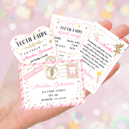 Editable Mini Tooth Fairy Letter